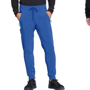 Royal Blue Cherokee Infinity Jogger Scrub Bottoms size small